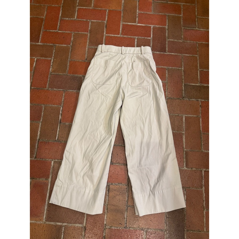 Spanx Stretch Twill Wide Leg Crop Pants Sand Beige‎ Small Petite WNRZ4PRSOJJZCSH